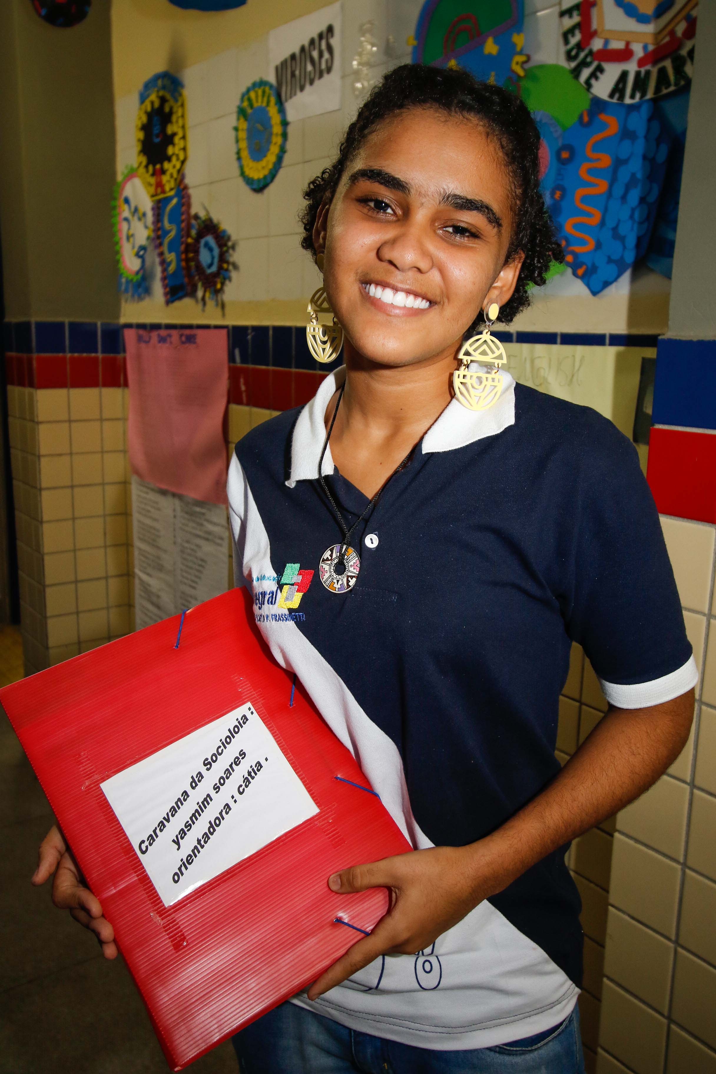 Bolsista Yasmim Raíssa. Foto: Gil Vicente/Fundaj