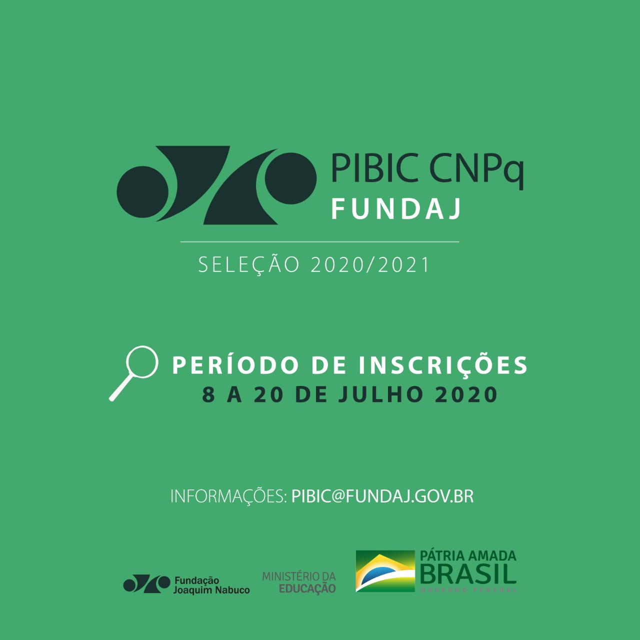 cartaz pibic 2020 2021